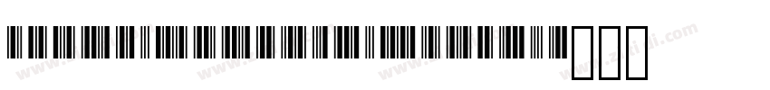 Libre Barcode EAN13字体转换